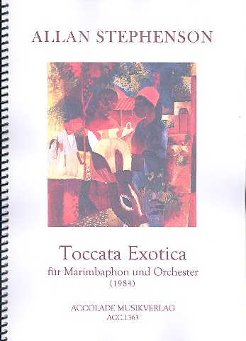 Toccata exotica für Marimbaphon  und Orchester  Partitur