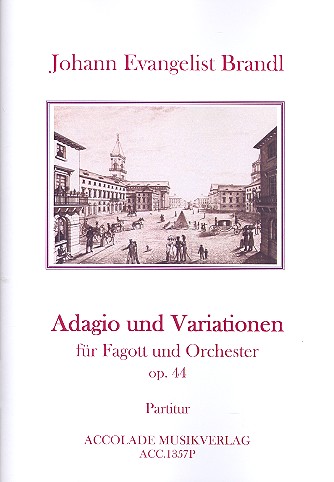 Adagio und Variationen op.44  für Fagott und Orchester  Partitur