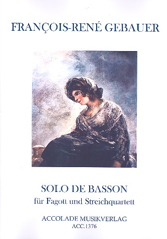 Solo de basson  für Fagott, Violine, Viola und Violoncello  Partitur und Stimmen