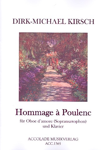Hommage à Poulenc op.25 für Oboe d'amore&nbsp;&nbsp;(Sopransaxophon) und Klavier&nbsp;&nbsp;
