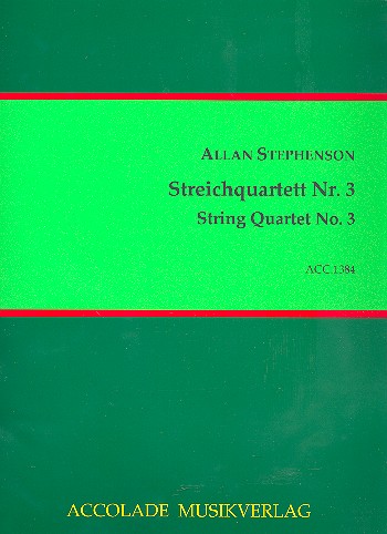 Streichquartett Nr.3  Partitur und Stimmen  