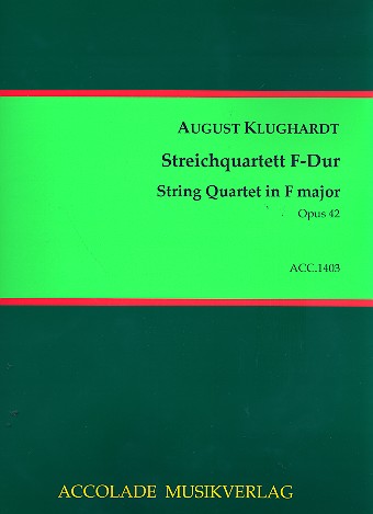 Streichquartett F-Dur op.42&nbsp;&nbsp;Partitur und Stimmen&nbsp;&nbsp;