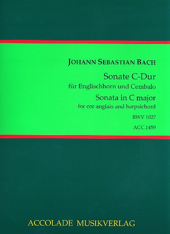 Sonate C-Dur BWV1027&nbsp;&nbsp;für Englischhorn und Cembalo&nbsp;&nbsp;