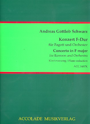 Konzert F-Dur für Fagott und Orchester  für Fagott und Klavier  