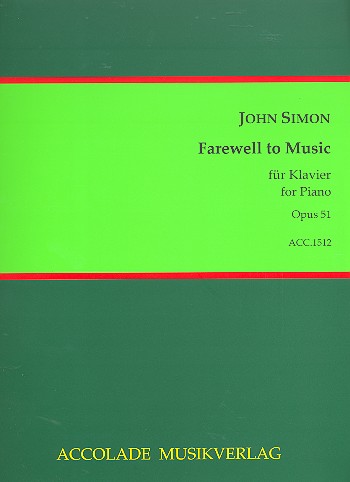 Farewell to Music op.51&nbsp;&nbsp;für Klavier&nbsp;&nbsp;