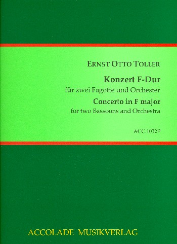 Konzert&nbsp;&nbsp;für 2 Fagotte und Orchester&nbsp;&nbsp;Partitur