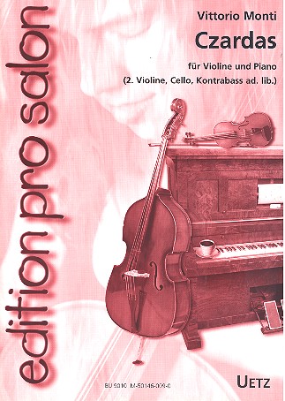 Czardas für Violine und Klavier  (Violine, 2, Cello, Kontrabass ad lib.)  Stimmen