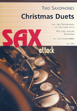 Christmas Duets for 2 saxophones of&nbsp;&nbsp;the same pitch&nbsp;&nbsp;score