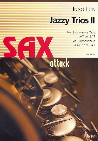 Jazzy Trios Band 2  für 3 Saxophone (S/A AT)  Partitur und Stimmen