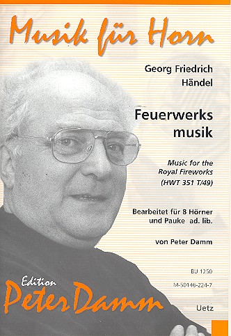 Feuerwerksmusik HWV351 für 8 Hörner&nbsp;&nbsp;(Pauken ad lib)&nbsp;&nbsp;Partitur und Stimmen