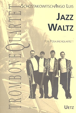 Jazz Waltz für 4 Posaunen  Partitur und Stimmen  