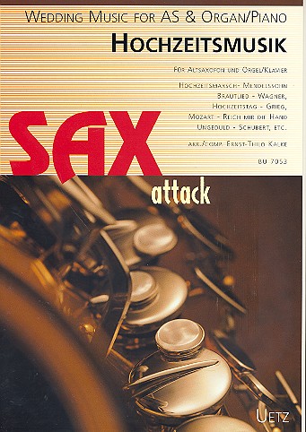 Hochzeitsmusik &nbsp;&nbsp;für Altsaxophon und Orgel (Klavier)&nbsp;&nbsp;