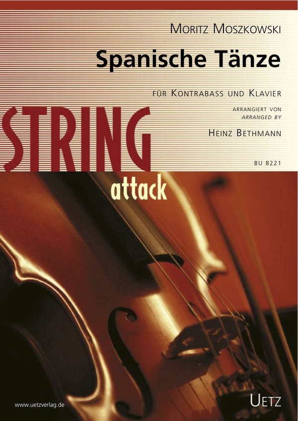 Spanische Tänze op.12  für Kontrabass und Klavier  