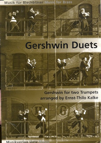 Gershwin Duets für 2 Trompeten  (Klavier ad lib)  Spielpartitur und Klavier-Partitur