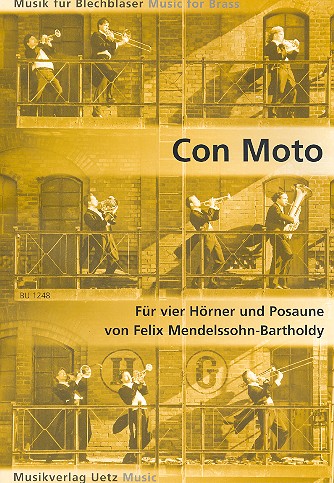 Con moto für 4 Hörner und Posaune&nbsp;&nbsp;Partitur und Stimmen&nbsp;&nbsp;