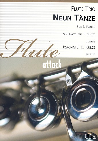 9 Tänze für 3 Flöten&nbsp;&nbsp;Spielpartitur&nbsp;&nbsp;