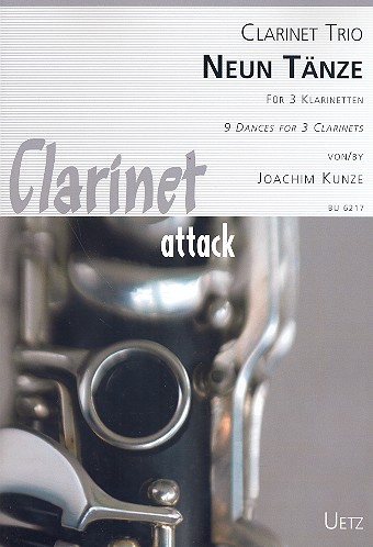 9 Tänze für 3 Klarinetten&nbsp;&nbsp;Spielpartitur&nbsp;&nbsp;