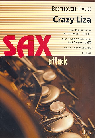 Crazy Liza für 4 Saxophone  (AATT/AATB)  Partitur und Stimmen
