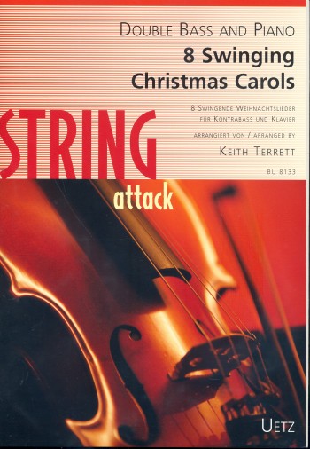 8 swinging Christmas Carols for  double bass and piano  