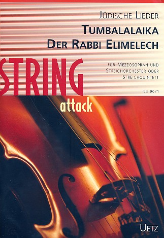 Jüdische Lieder Band 2 für Mezzosopran&nbsp;&nbsp;und Streichorchester (Streichquintett)&nbsp;&nbsp;Partitur und Stimmen