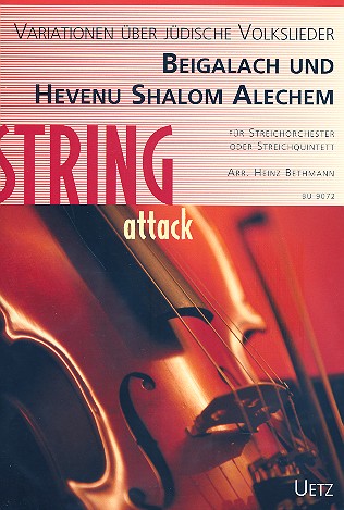 Variationen über 2 jüdische Lieder&nbsp;&nbsp;für Streichorchester (Streichquintett)&nbsp;&nbsp;Partitur und Stimmen