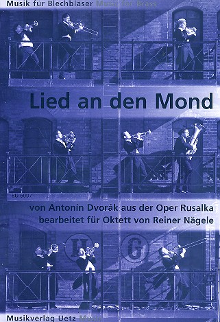 Lied an den Mond op.114 für Trompete,  2 Flügelhörner, Horn, 3 Posaunen und Tuba  Partitur und Stimmen