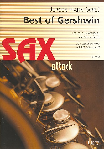 Best of Gershwin   für 4 Saxophone (AAAB/SATB)  Partitur und Stimmen