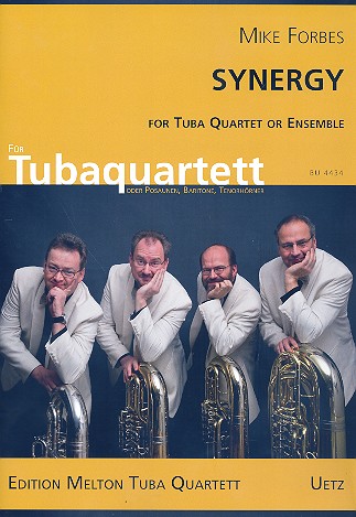 Synergy&nbsp;&nbsp;für 4 Tuben (Posaunen/Baritone/Tenorhörner)&nbsp;&nbsp;Partitur und Stimmen
