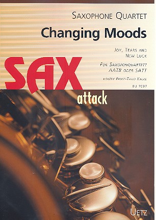 Changing Moods  für 4 Saxophone (AATB/SATT)  Partitur und Stimmen