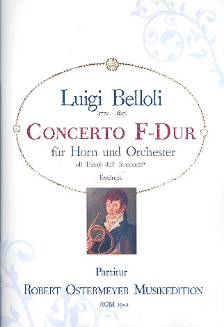 Konzert F-Dur  für Horn und Orchester  Partitur