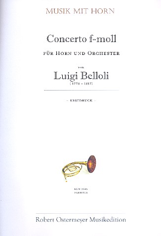 Konzert  für Horn und Orchester  Partitur