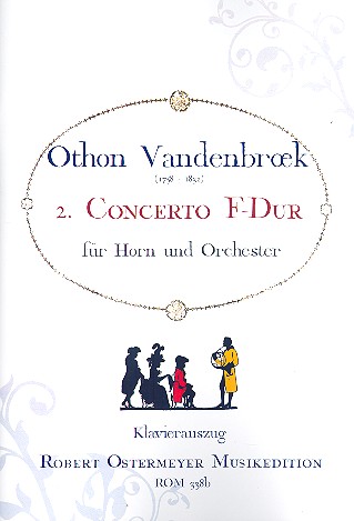 Konzert F-Dur Nr.2 für Horn und Orchester  für Horn und Klavier  