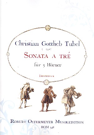 Sonata a tre  für 3 Hörner  Partitur und Stimmen