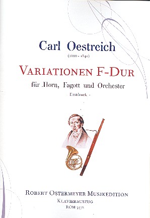 Variationen F-Dur für Horn Fagott und Orchester  für Horn, Fagott und Klavier  Stimmen