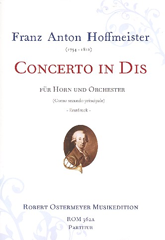 Konzert Dis-Dur (Es-Dur)  für Horn und Orchester  Partitur