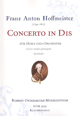 Konzert Dis-Dur (Es-Dur) für Horn und Orchester  für Horn und Klavier  