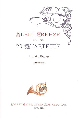 20 Quartette  für 4 Hörner  Partitur und Stimmen