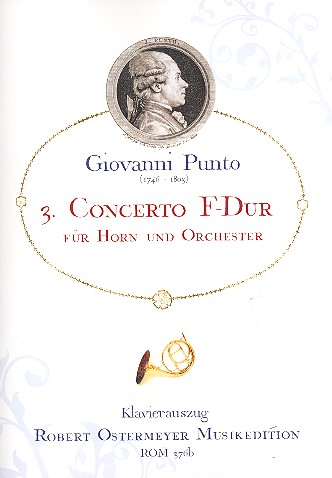 Konzert F-Dur Nr.3 für Horn und Orchester  für Horn und Klavier  