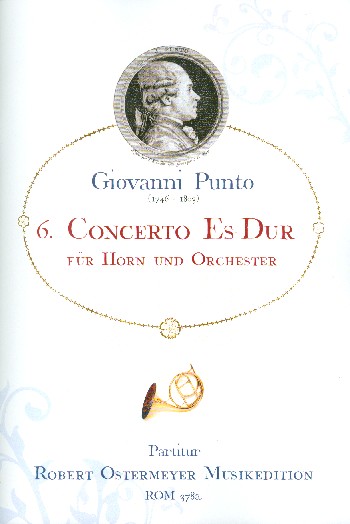 Konzert Es-Dur Nr.6  für Horn und Orchester  Partitur