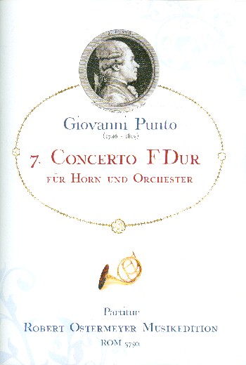Konzert F-Dur Nr.7  für Horn und Orchester  Partitur