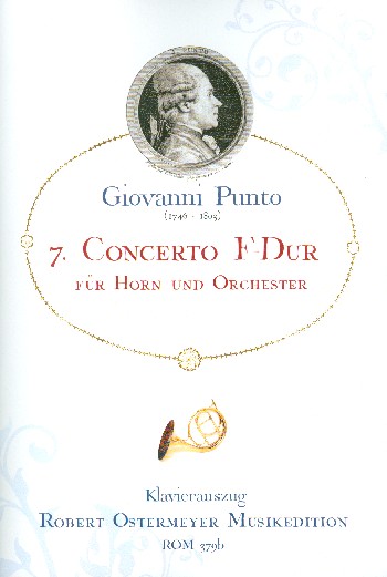 Konzert F-Dur Nr.7 für Horn und Orchester  für Horn und Klavier  