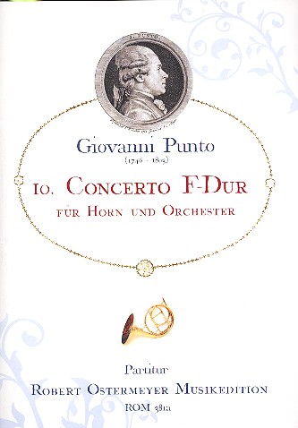 Konzert F-Dur Nr.10  für Horn und Orchester  Partitur