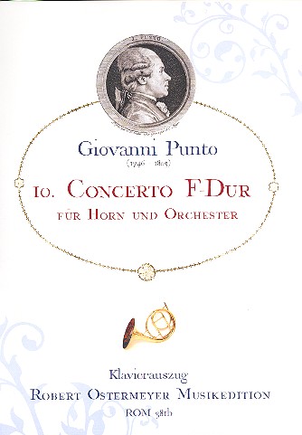 Konzert F-Dur Nr.10 für Horn und Orchester  für Horn und Klavier  