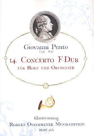 Konzert F-Dur Nr.14 für Horn und Orchester  für Horn und Klavier  