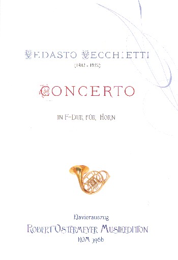 Konzert F-Dur für Horn und Orchester  für Horn und Klavier  