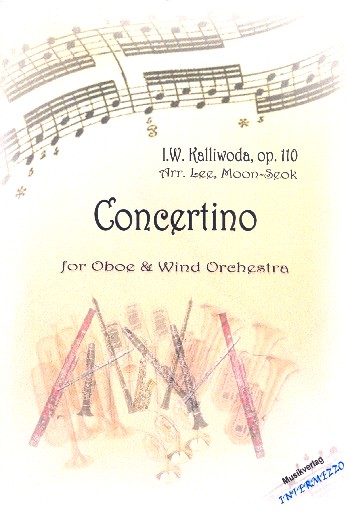 Concertino op.110  für Oboe und Blasorchester  Partitur und Stimmen