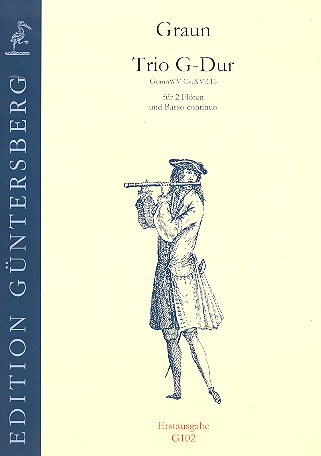 Trio G-Dur&nbsp;&nbsp;für 2 Flöten und Bc&nbsp;&nbsp;Partitur und Stimmen