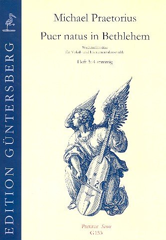 Puer natus in Bethlehem Band 3&nbsp;&nbsp;für 4 Stimmen oder Instrumente&nbsp;&nbsp;Partitur