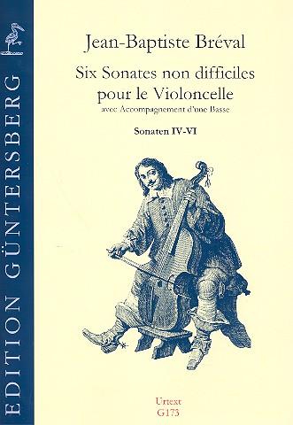 6 Sonates non difficile op.40 vol.2 pour&nbsp;&nbsp;violoncelle et basse&nbsp;&nbsp;partition et parties