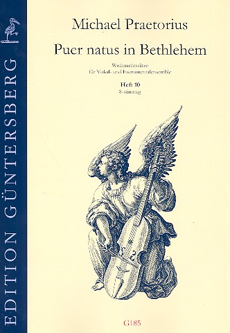 Puer natus in Bethlehem Band 10&nbsp;&nbsp;für 8 Stimmen oder Instrumente&nbsp;&nbsp;Partitur und Stimmen